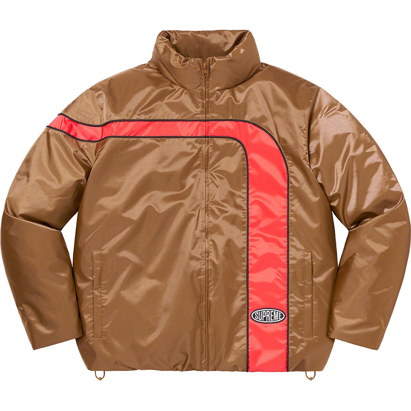Stripe Puffer Jacket view 6